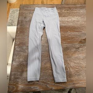 Lululemon gray wunder train leggings